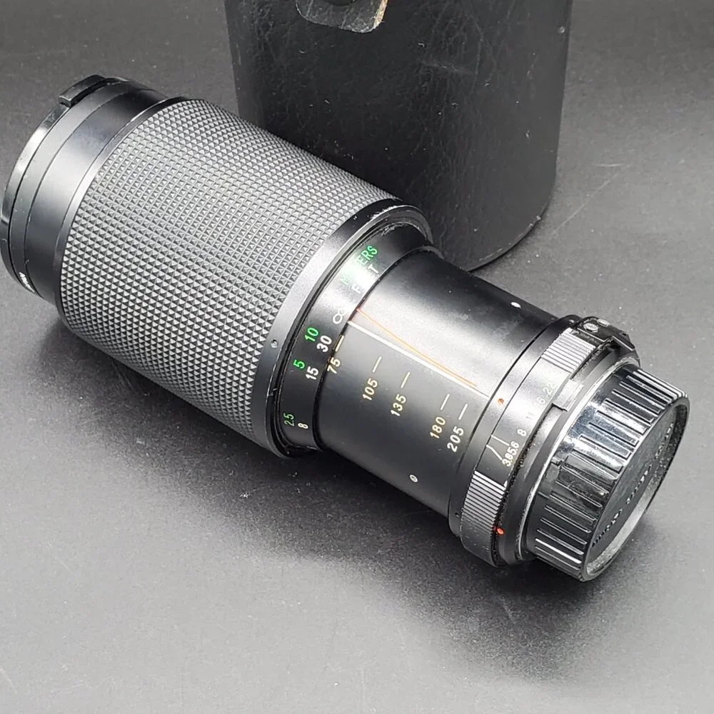 Vivitar Case and 75-205mm f/3.8 MC Macro Focusing Zoom Lens